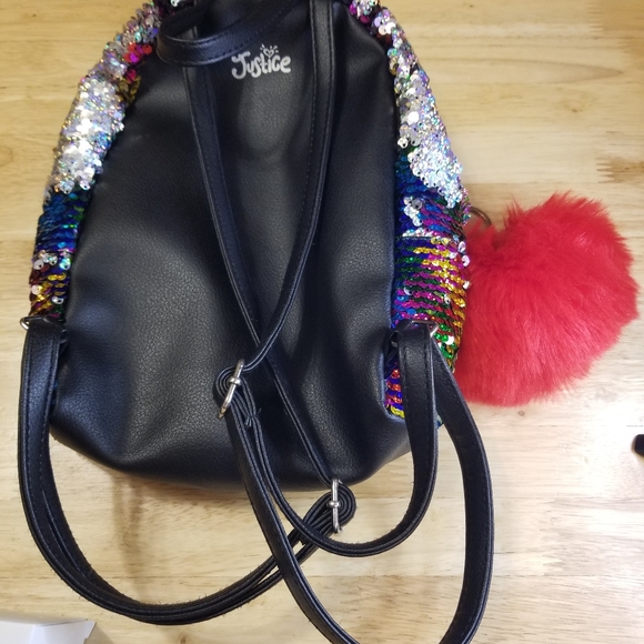 Justice backpack and keychain - Picture 4 of 8